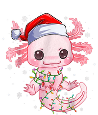 Christmas Axolotl Santa Hat Lights Japanese Cute Anime Xmas Grommeted Golf Towel