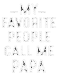 My Favorite People Call Me Papa Funny Gift Women's Flannel Pajama Set