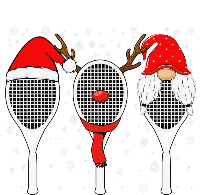 Tennis Racket Wearing Xmas Hat Christmas Tennis Racket Lover Daily Commute Backpack