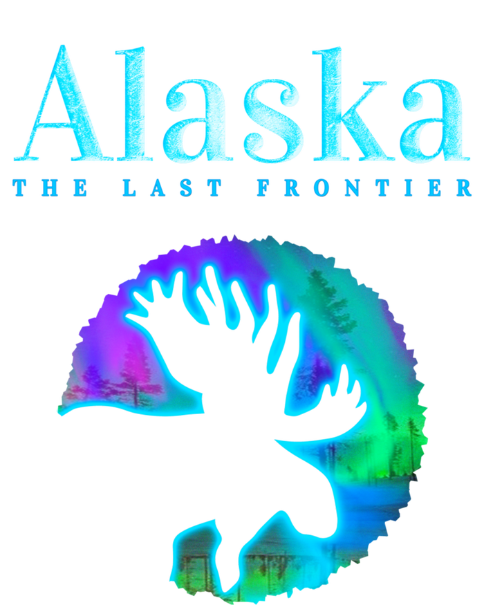 Alaska Moose Aurora Borealis The Last Frontier Funny Gift Kids Hoodie