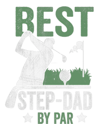 Funny Best Step-Dad By Par Fathers Day Golf Golfing Kids Tie-Dye T-Shirt