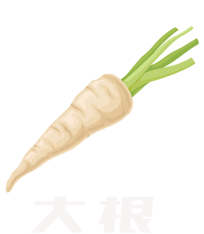 Daikon Japanese Daikon Radish Gift Coaster