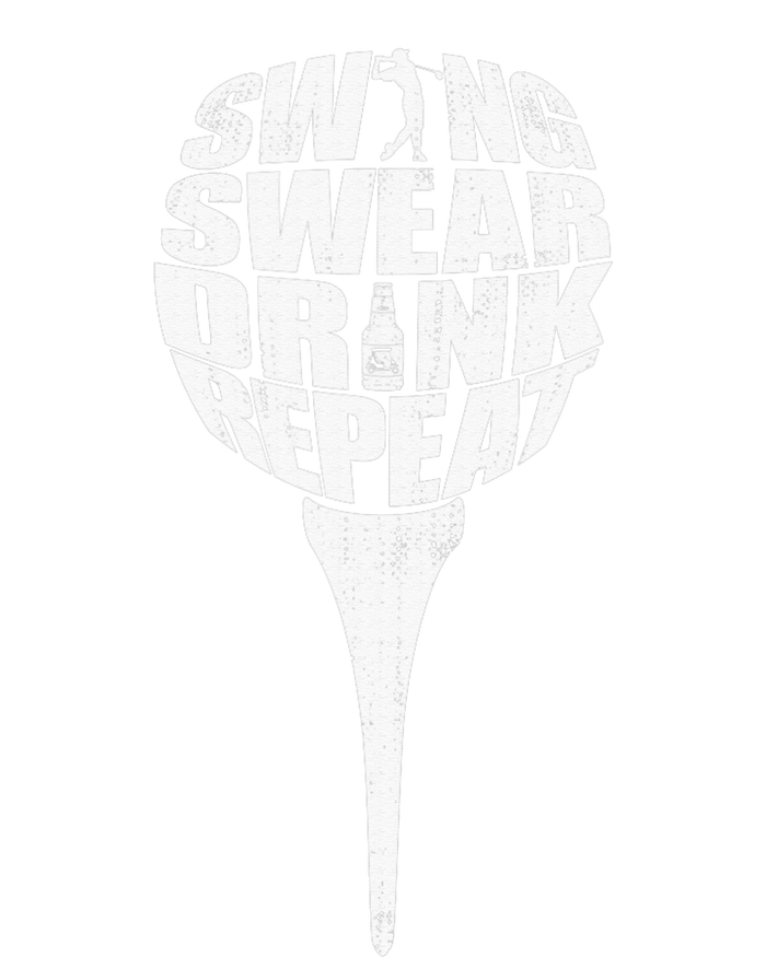 Swing Swear Drink Repeat Player Funny  Golf Lover T-Shirt