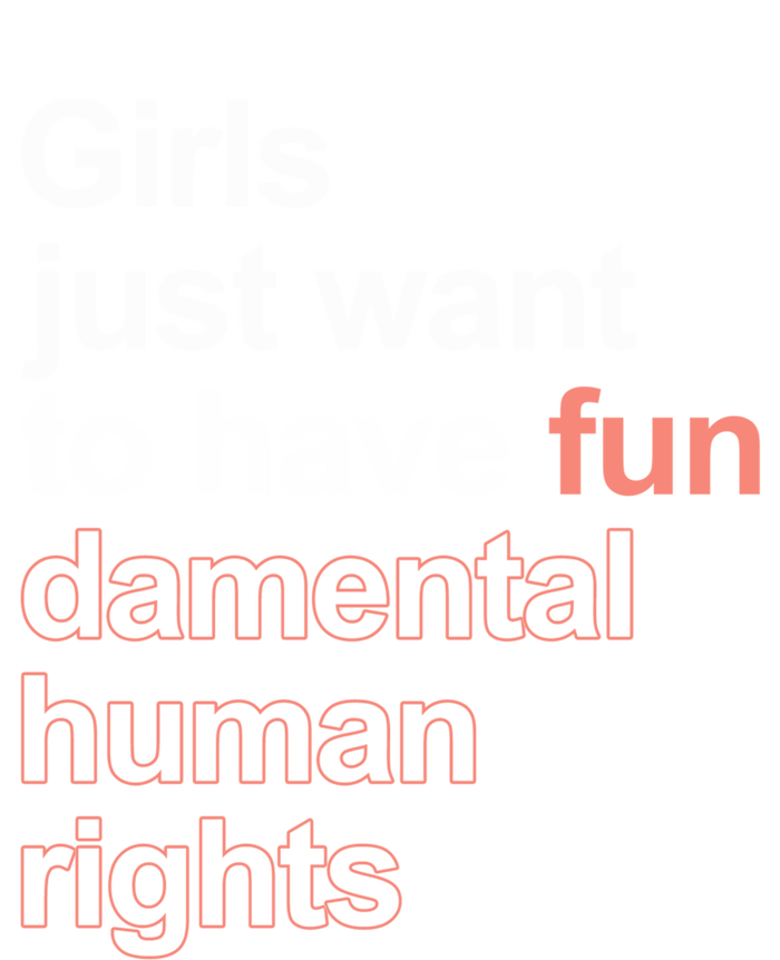 Girls Just Want To Have Funmeaningful Giftdamental Human Rights Feminist Gift Poster