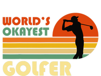 World's Okayest Golfer Funny Golf Retro T-Shirt