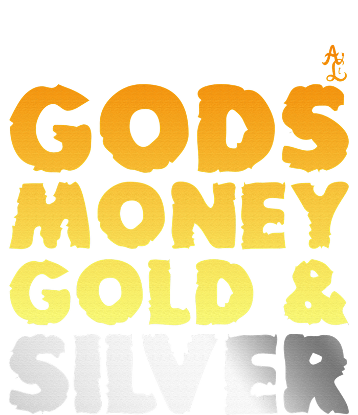 God’s Money Gold & Silver  Valucap Bio-Washed Visor