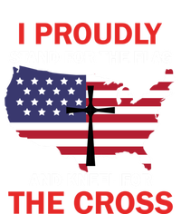 I Proudly Stand For The Flag And Kneel For The Cross Funny Gift Tie-Dye T-Shirt