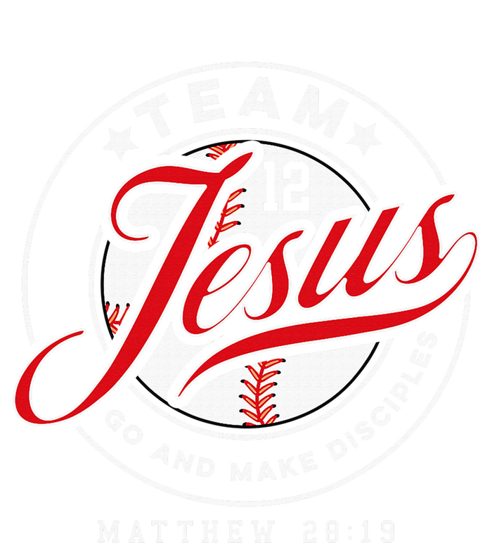 Jesus and Baseball Team Jesus Christian Matthew 2819 Verse T-Shirt