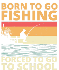 Born To Go Fishing Forced To Go To School Funny Coaster