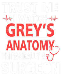 Trust Me I Watch Greys I'm Basically A Surgeon Zip Tote Bag