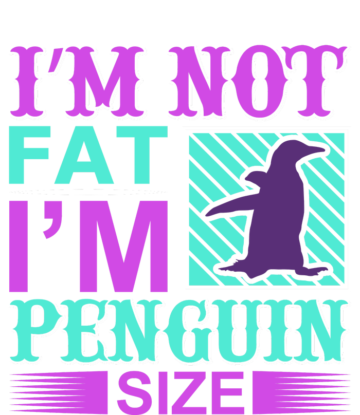 I'm Not Fat I'm Penguin Size Cooling Performance Long Sleeve Crew