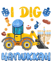 I Dig Hanukkah Excavator Construction Toddler  Boys Gift Large Microfiber Waffle Golf Towel