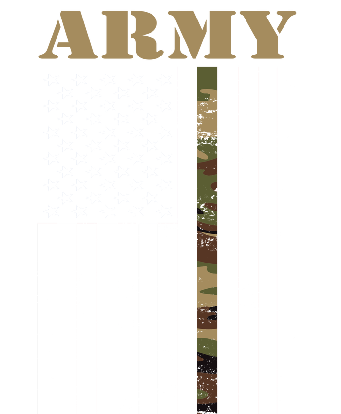 Army United States Thin Camo Line Flag Front And Back Women's Perfect Tri Rocker Tank