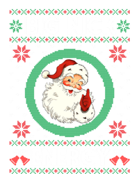 Big Nick Energy Funny Santa Claus Pink Ugly Christmas Sweater Dry Zone Grid Polo