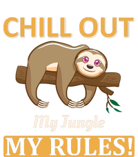 Chill Out My Jungle My Rules Ladies Essential Flowy Tank