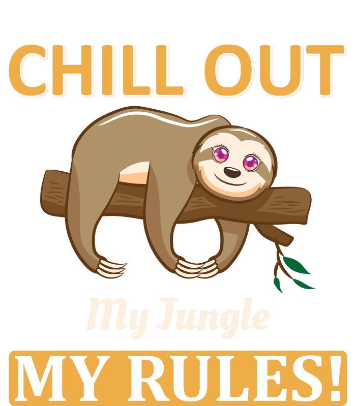 Chill Out My Jungle My Rules Ladies Essential Flowy Tank