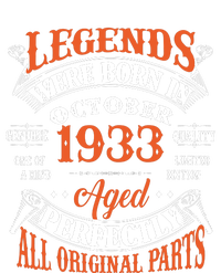 Legend 1933 Vintage 90th Birthday Born In october 1933 Tall Sweatshirt