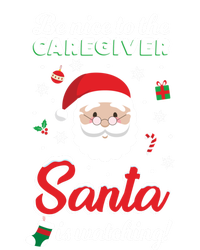 Be Nice To The Caregiver Santa Is Watching Xmas Claus Cute Gift Ladies Essential Tank