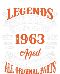 Legend 1963 Vintage 60th Birthday Born In November 1963 Grommeted Golf Towel