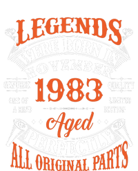 Legend 1983 Vintage 40th Birthday Born In November 1983 Toddler Sweatshirt