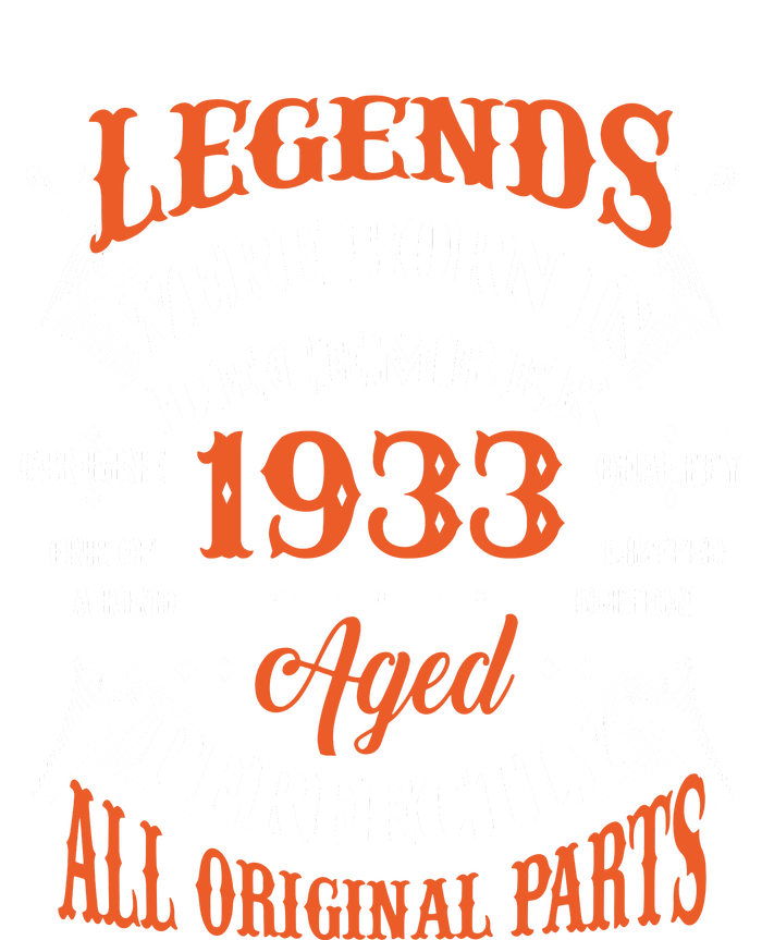 Legend 1933 Vintage 90th Birthday Born In December 1933 T-Shirt