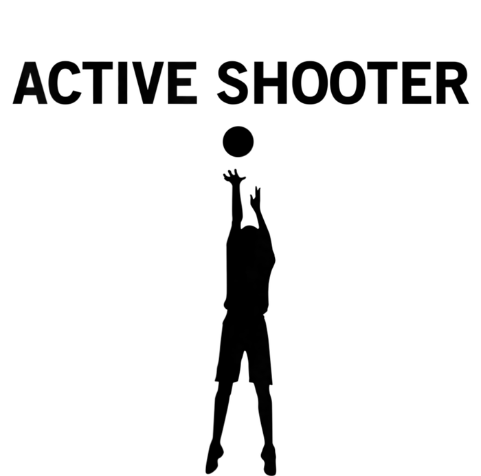 Active Shooter Basketball Lovers Women Adult ChromaSoft Performance T-Shirt