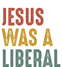 Jesus Was a Democrat Proud Christian Democrat Voter Striped Beanie with Solid Band