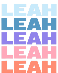 Funny Modern Repeated Text Design Leah Magnet