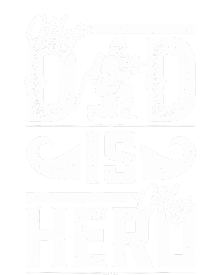 My Father Is My Hero Cool Father's Day Firefighter Dad Valucap Bio-Washed Visor