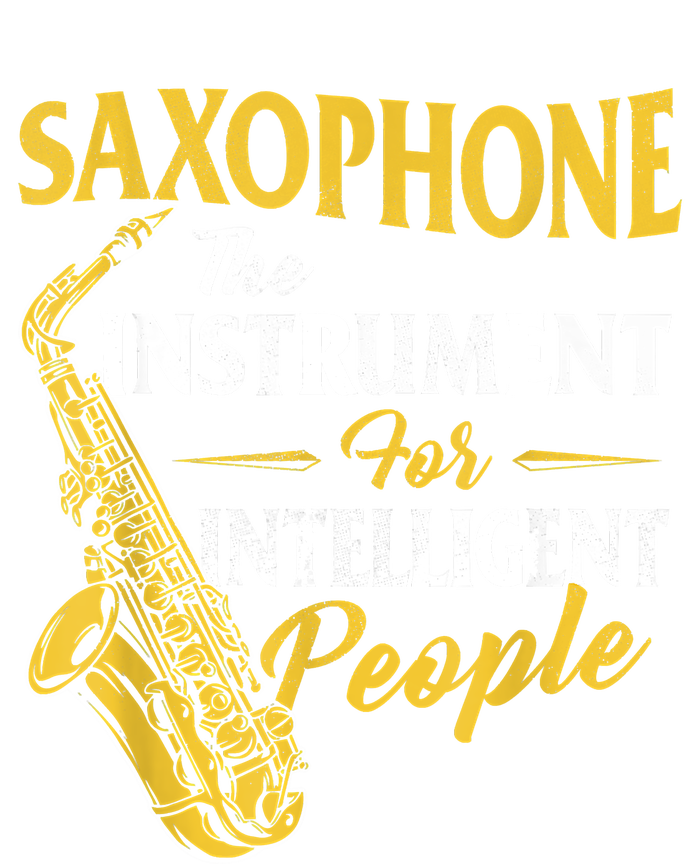 Saxophone The Instrument For Intelligent People Saxophonist Women's Perfect Tri Rocker Tank