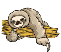 Sloth V-Neck T-Shirt