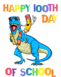 Happy 100th Day Of School Pencil Riding Dinosaur T Rex Funny Mousepad