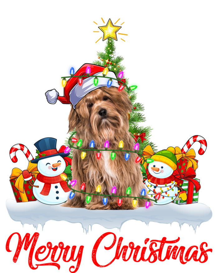 Havanese Dog Xmas Tree Lighting Santa Havanese Christmas Gift T-Shirt