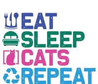 Eat Sleep Cats Repeat T-Shirt