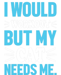 I Would Workout But My Cat Needs Me Tote Bag