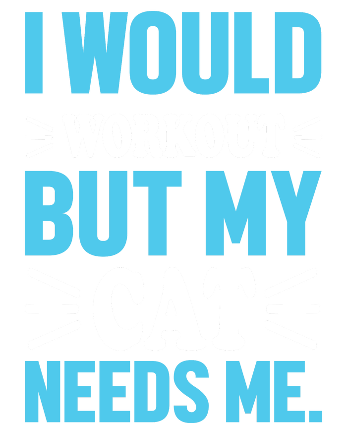 I Would Workout But My Cat Needs Me Tote Bag