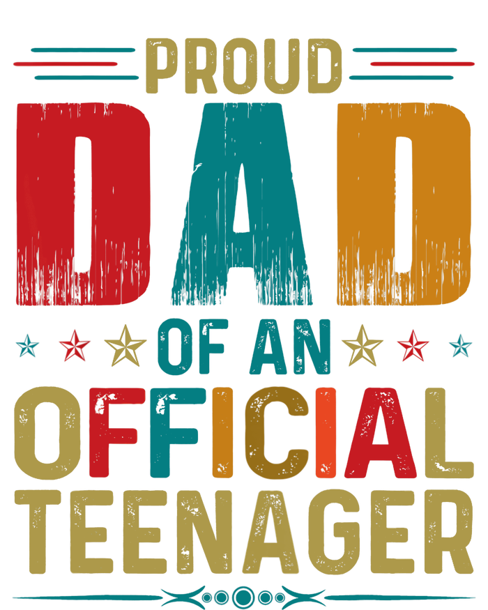 Proud Dad Teenager Funny Bday Party 13 Year Old T-Shirt