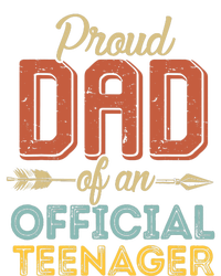 Proud Dad Of Teenager 13th Birthday 13 Years Old Kids T-Shirt