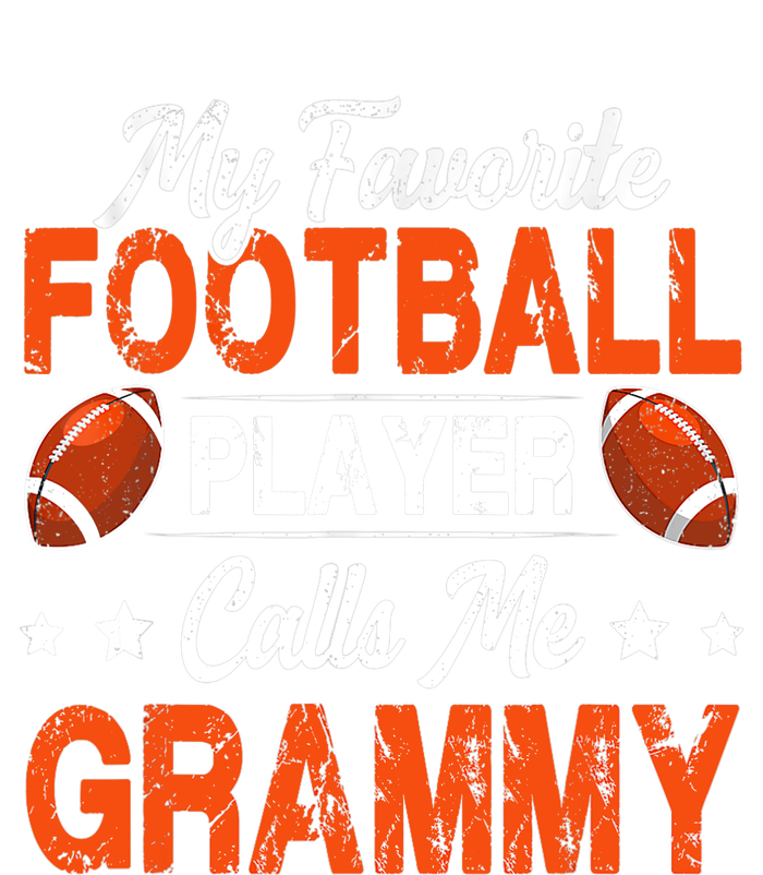 My Favorite Football Player Calls Me Grammy Football Lover Zip Tote Bag