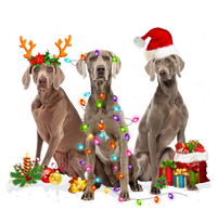 Santa Weimaraner Dog Gorgeous Reindeer Christmas Pajama Great Gift Long Sleeve Shirt