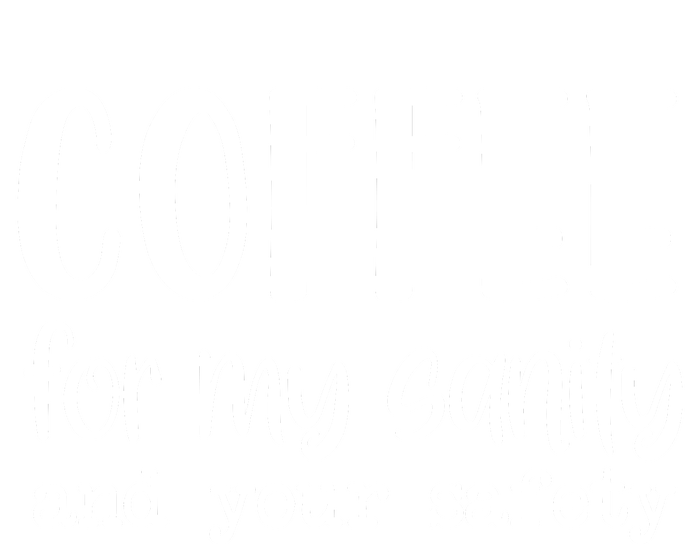 Coffee For My Sanity Funny Coffee Lover Slogan Coffee Addict Hooded Wearable Blanket