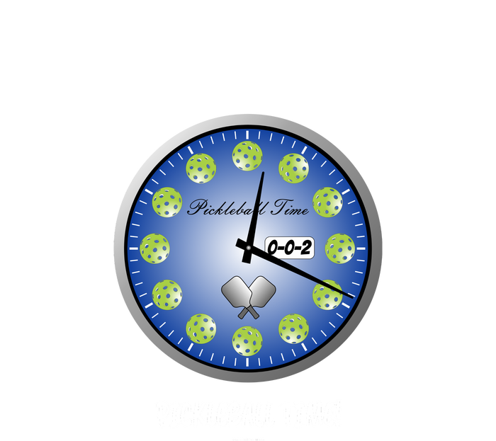 Fun Pickleball Shirt, Pickleball Time, Pickleball Clock Kids Hoodie