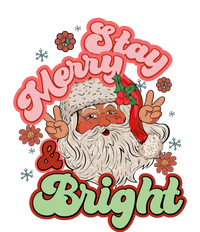 Stay Merry And Bright Santa Claus Christmas Gift Toddler Long Sleeve Shirt