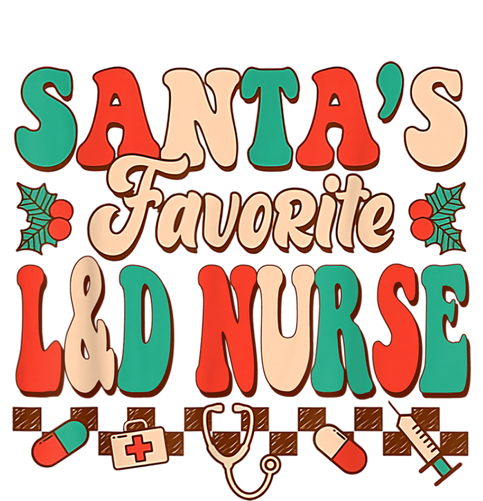 Christmas Santas Favorite L&D Nurse Labor Delivery Nurse T-Shirt