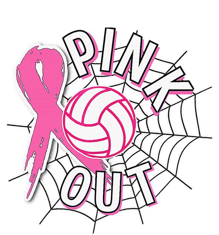 Spike Out Breast Cancer Warrior Volleyball Pink Ribbon T-Shirt