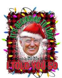 It's Beginning To Look A Lot Like I Told You So Trump Xmas Gift Sustainable Beanie