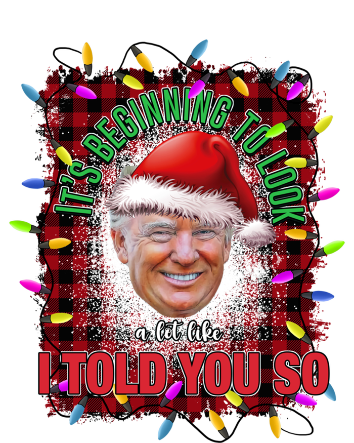 It's Beginning To Look A Lot Like I Told You So Trump Xmas Gift Sustainable Beanie