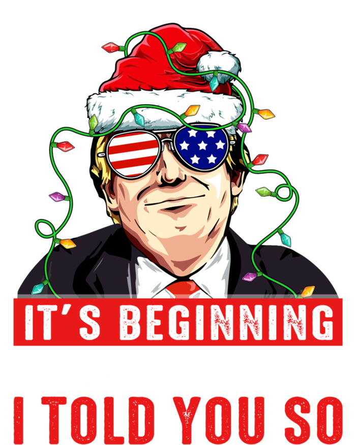 It's Beginning To Look A Lot Like I Told You So Xmas Trump Cool Gift Sweatshirt