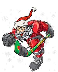 Christmas Santa Claus Player Ice Hockey Funny Tall Long Sleeve T-Shirt