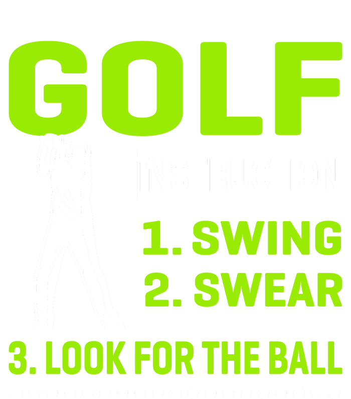 Funny Golf Instructions T-Shirt